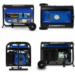 EBERTH 3000 Watt Générateur électrique (6,5 CV Moteur à Essence 4 Temps, Refroidi à Lair, 2x 230V, 1x 12V, Régulateur De Tension Automatique AVR, Alarme Manque Dhuile, Voltmètre, Châssis Robuste) 9 EBERTH 3000 Watt Générateur électrique (6,5 CV Moteur à Essence 4 Temps, Refroidi à Lair, 2x 230V, 1x 12V, Régulateur De Tension Automatique AVR, Alarme Manque Dhuile, Voltmètre, Châssis Robuste) -France EBERTH Soldes Boutique 12958464 3