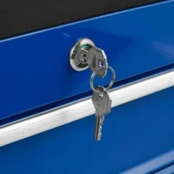 EBERTH Chariot A Outils (14 Tiroirs Sur Roulements à Billes, Verrouillable, 4 Roues, Frein De Stationnement, Revêtement Par Poudre) Chariot Datelier -France EBERTH Soldes Boutique 14372844 5