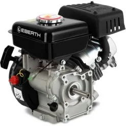 EBERTH 3 CV Moteur à Essence 1 Cylindre 4 Temps Avec Arbre De 16,00 Mm Noir - Noir