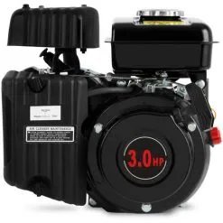 EBERTH 3 CV Moteur à Essence 1 Cylindre 4 Temps Avec Arbre De 16,00 Mm Noir - Noir -France EBERTH Soldes Boutique 15883614 4