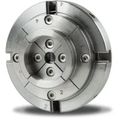 EBERTH 5" / 125 Mm Mandrin De Tour à Bois à 4 Mors à Centrage Automatique