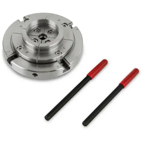 EBERTH 5" / 125 Mm Mandrin De Tour à Bois à 4 Mors à Centrage Automatique 4 EBERTH 5" / 125 Mm Mandrin De Tour à Bois à 4 Mors à Centrage Automatique – Image 2