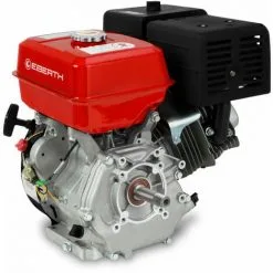 EBERTH 13 CV 9,56 KW Motor De Gasolina Estacionario Motor De Kart Motor De Accionamiento Motor De Repuesto (eje De 25 Mm Ø, P-Shaft, Protección De Bajo Nivel De Aceite, Motor De Gasolina De 1 Cilindro, 4 Tiempos, Refrigerado Por Aire, Arranque Por Cable)