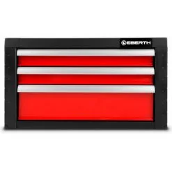 EBERTH Boîte à Outils Rouge Sans Outils (3 Tiroirs Sur Roulements à Billes, 2 Poignées Pratiques, Grande Surface De Rangement, Verrouillable, Métal Peint Par Poudrage) 9 EBERTH Boîte à Outils Rouge Sans Outils (3 Tiroirs Sur Roulements à Billes, 2 Poignées Pratiques, Grande Surface De Rangement, Verrouillable, Métal Peint Par Poudrage) -France EBERTH Soldes Boutique 26025747 3