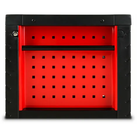 EBERTH Boîte à Outils Rouge Sans Outils (3 Tiroirs Sur Roulements à Billes, 2 Poignées Pratiques, Grande Surface De Rangement, Verrouillable, Métal Peint Par Poudrage) 6 EBERTH Boîte à Outils Rouge Sans Outils (3 Tiroirs Sur Roulements à Billes, 2 Poignées Pratiques, Grande Surface De Rangement, Verrouillable, Métal Peint Par Poudrage) – Image 4