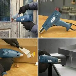 EBERTH Décapeur Thermique, Pistolet à Air Chaud, Electrique 2000W, Température Réglable à 300°C Ou 600°C, Pistolet Thermique Haute Qualité, Poignée Robuste, Longue Durée De Vie -France EBERTH Soldes Boutique 2987363 5
