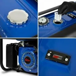 EBERTH 3000 Watt Groupe Electrogene Generateur Electrique Portable Moteur à Essence 6,5 CV, 4 Temps, 2x 230V, 1x 12V, Démarrage Par Câble, Régulateur Tension Automatique AVR, Sécurité Niveau Dhuile -France EBERTH Soldes Boutique 2987398 3