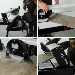 EBERTH 620 Mm Coupe Carrelage électrique Avec Laser (Pivotant Progressivement Jusquà 45°, 36 Mm Profondeur De Coupe, Disque En Diamant) -France EBERTH Soldes Boutique 2987400 4