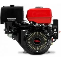 EBERTH 13 CV Moteur à Essence Thermique (Demarreur élèctrique (E-Start), 25 Mm Arbre, Alarme Manque Dhuile, 4 Temps, 1 Cylindre, Refroidissement à Air, Démarrage Via Câble, Batterie) -France EBERTH Soldes Boutique 2987404 4