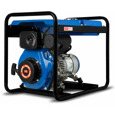 EBERTH 3,8 CV Diesel Generateur Electrique 1-phase GG1-ERD2000H-1 Avec Une Puissance Maximale De 2000 Watts 2x 230V Et 1x 12V 5 EBERTH 3,8 CV Diesel Generateur Electrique 1-phase GG1-ERD2000H-1 Avec Une Puissance Maximale De 2000 Watts 2x 230V Et 1x 12V – Image 3