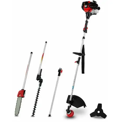 EBERTH 4en1 Debrouissalleuses Thermique Coupe Bordure à Essence, Tete Debroussailleuse Universelle, Système De Taquage Automatique, Lame Métallique, Taille Haie, Scie à Branches Et Sangle De Transport 3 EBERTH 4en1 Debrouissalleuses Thermique Coupe Bordure à Essence, Tete Debroussailleuse Universelle, Système De Taquage Automatique, Lame Métallique, Taille Haie, Scie à Branches Et Sangle De Transport
