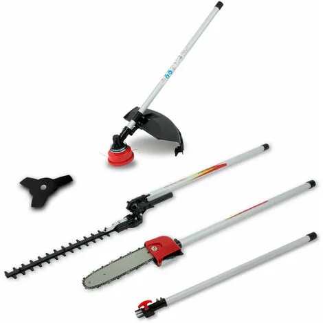 EBERTH 4en1 Debrouissalleuses Thermique Coupe Bordure à Essence, Tete Debroussailleuse Universelle, Système De Taquage Automatique, Lame Métallique, Taille Haie, Scie à Branches Et Sangle De Transport 6 EBERTH 4en1 Debrouissalleuses Thermique Coupe Bordure à Essence, Tete Debroussailleuse Universelle, Système De Taquage Automatique, Lame Métallique, Taille Haie, Scie à Branches Et Sangle De Transport – Image 4