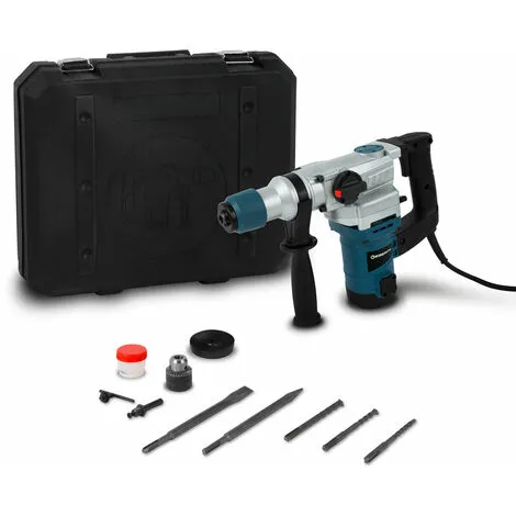 EBERTH 1100W Perforateur Perceuse Burineur Perçage Percussion Burinage Marteau 4 EBERTH 1100W Perforateur Perceuse Burineur Perçage Percussion Burinage Marteau – Image 2