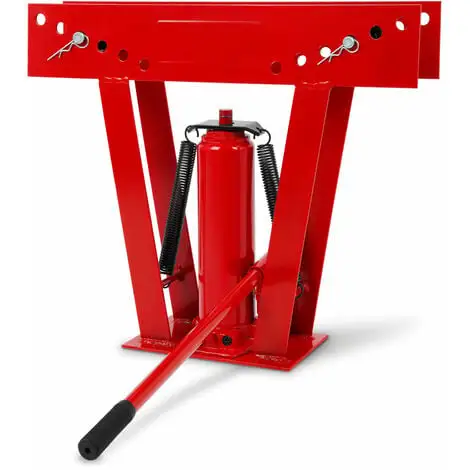 EBERTH Cintreuse De Tubes Machine à Cintrer Les Tubes Hydraulique, Force De Pression 12t, Acier, 6 Pièces De Pression En Fonte 1/2" à 2" Incl., Levier De Pompe Robuste, Cintrage De Tubes 3 EBERTH Cintreuse De Tubes Machine à Cintrer Les Tubes Hydraulique, Force De Pression 12t, Acier, 6 Pièces De Pression En Fonte 1/2" à 2" Incl., Levier De Pompe Robuste, Cintrage De Tubes