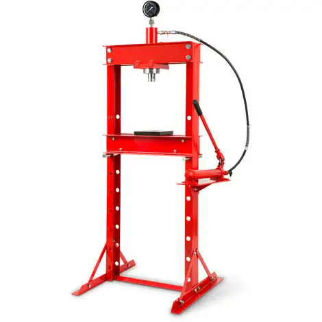 EBERTH Presse Datelier Hydraulique Avec Manomètre, Presse à Cadre, 20T Pression, Réglable 8 Positions, Hauteur De Travail 1035 Mm, Largeur De Travail 520 Mm, Hauteur Totale 1670 Mm, Vérin Hydraulique 4 EBERTH Presse Datelier Hydraulique Avec Manomètre, Presse à Cadre, 20T Pression, Réglable 8 Positions, Hauteur De Travail 1035 Mm, Largeur De Travail 520 Mm, Hauteur Totale 1670 Mm, Vérin Hydraulique – Image 2