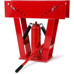 EBERTH Cintreuse De Tubes Machine à Cintrer Les Tubes Hydraulique, Force De Pression 16t, Acier, 8 Pièces De Pression En Fonte 1/2" à 3" Incl., Levier De Pompe Robuste, Cintrage De Tubes