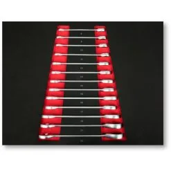 EBERTH Set Doutils Pour Servante Datelier (114 Pièces, Carbure De Tungstène, Poignées Ergonomiques, Inserts Doutils étiquetés En Mousse, Optimal Pour Latelier Automobile Et Professionnel, Rouge) -France EBERTH Soldes Boutique 51216112 3