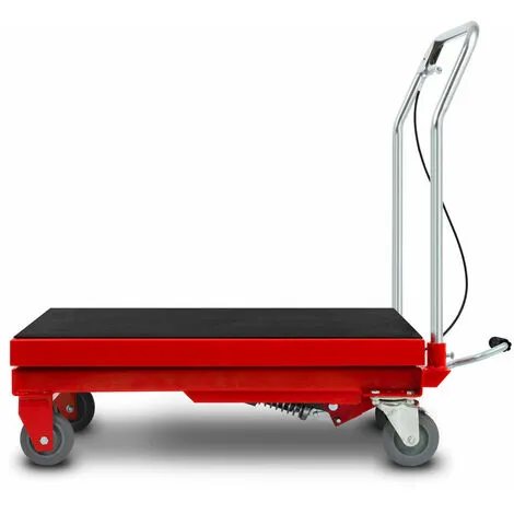 EBERTH Chariot Élévateur à Ciseaux Table Élévatrice Capacité De 150kg (Acier, Roues Robustes Et Silencieuses, Table 708x450mm, Hauteur De Levage 225-700mm, Pédale De Levage, Poignée De Descente) 4 EBERTH Chariot Élévateur à Ciseaux Table Élévatrice Capacité De 150kg (Acier, Roues Robustes Et Silencieuses, Table 708x450mm, Hauteur De Levage 225-700mm, Pédale De Levage, Poignée De Descente) – Image 2