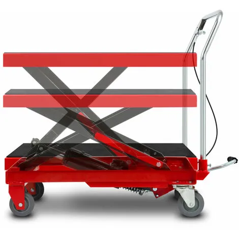 EBERTH Chariot Élévateur à Ciseaux Table Élévatrice Capacité De 150kg (Acier, Roues Robustes Et Silencieuses, Table 708x450mm, Hauteur De Levage 225-700mm, Pédale De Levage, Poignée De Descente) 5 EBERTH Chariot Élévateur à Ciseaux Table Élévatrice Capacité De 150kg (Acier, Roues Robustes Et Silencieuses, Table 708x450mm, Hauteur De Levage 225-700mm, Pédale De Levage, Poignée De Descente) – Image 3