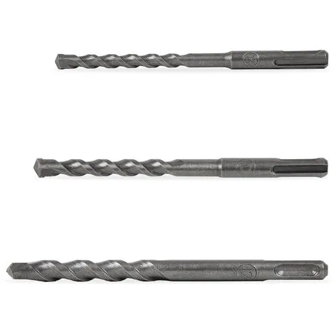 EBERTH SDS Plus Forets à Béton à Pierre Foret Marteau SET (8, 10 Et 12mm) 3 EBERTH SDS Plus Forets à Béton à Pierre Foret Marteau SET (8, 10 Et 12mm)