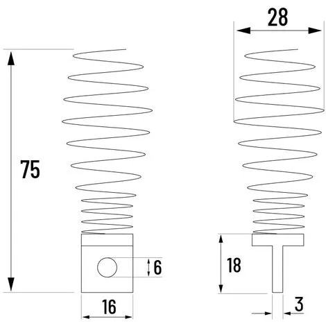 EBERTH Foret à Lobes Boring Bulb Cutter Pour Machine De Nettoyage De Tubes (28mm De Diamètre, Accouplement M6) 4 EBERTH Foret à Lobes Boring Bulb Cutter Pour Machine De Nettoyage De Tubes (28mm De Diamètre, Accouplement M6) – Image 2
