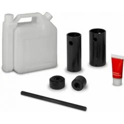 EBERTH Enfonce Pieux Thermique Enfonce-Pieux De Clôture Essence 1,2CV, 900W, 2x Adaptateur De Bélier, Max Diamètre Du Pieu 70mm, Moteur 2 Temps, 32ccm, Cadre Métallique Avec Amortisseurs, Kit Doutils -France EBERTH Soldes Boutique 51377085 3