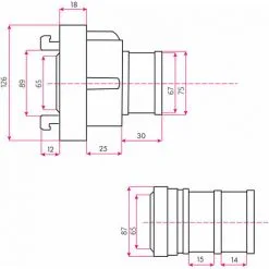 EBERTH 3" Accouplement Storz Raccord Pompier, Storz B, Raccord De Tuyau En 3 Pouces, Diamètre Extérieur De Lembout De Tuyau 75mm, Raccord Haute Pression, Raccord Storz En Aluminium, Joint Inclus -France EBERTH Soldes Boutique 54083522 4