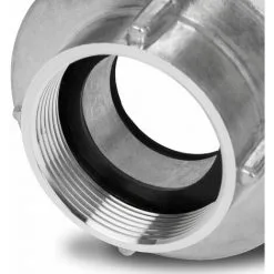 EBERTH 2" Accouplement Storz Raccord Pompier, Storz C, Set, 2 Pièces, Raccord De Tuyau 2 Pouces, Diamètre Du Filetage Intérieur 59mm, Diamètre Extérieur De Lembout De Tuyau 52mm, Aluminium -France EBERTH Soldes Boutique 54102632 4