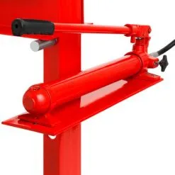 EBERTH Presse Datelier Hydraulique Avec Manomètre, Presse à Cadre, 12T Pression, Réglable 6 Positions, Hauteur De Travail 910 Mm, Largeur De Travail 513 Mm, Hauteur Totale 1610 Mm, Vérin Hydraulique -France EBERTH Soldes Boutique 5610859 4