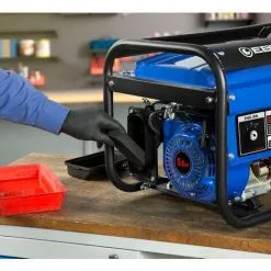 EBERTH 2200 Watt Groupe Electrogene Generateur Electrique Portable, Moteur à Essence 5,5 CV, 4 Temps, 2x 230V, 1x 12V, Démarrage électrique, Régulateur Tension Automatique AVR, Sécurité Niveau Dhuile -France EBERTH Soldes Boutique 64344238 5