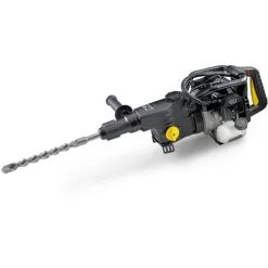 EBERTH 1,2 KW Perceuse à Percussion Thermique (Moteur à Essence 2 Temps, 1700 Nm Torque, Fonction De Forage Et Forage Dimpact) Marteau Piqueur