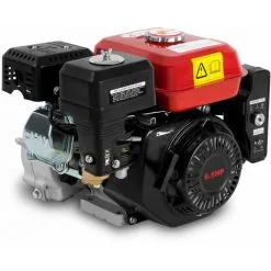 EBERTH 6,5 CV Moteur à Essence Avec Embrayage à Bain Dhuile (Démarreur électrique, 20 Mm Arbre, Alarme Manque Dhuile, 4 Temps, 1 Cylindre, Démarrage Via Câble) Thermique -France EBERTH Soldes Boutique 7699493 4