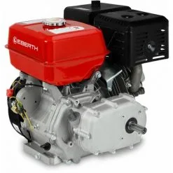 EBERTH 13 CV Moteur à Essence Avec Embrayage à Bain Dhuile (22 Mm Arbre, Alarme Manque Dhuile, 4 Temps, 1 Cylindre, Refroidissement à Air, Démarrage Via Câble) Thermique
