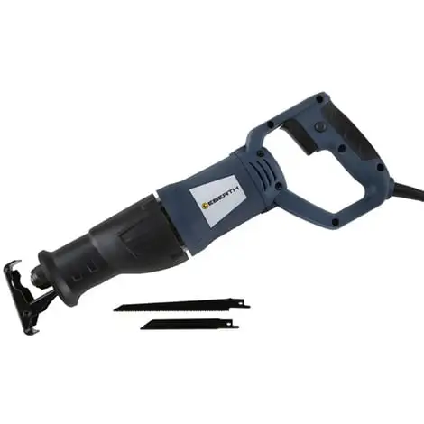 EBERTH 750 Watt Scie Sabre Avec 2x Lames (115mm Profondeur De Coupe, 30mm Longueur De Course) 3 EBERTH 750 Watt Scie Sabre Avec 2x Lames (115mm Profondeur De Coupe, 30mm Longueur De Course)