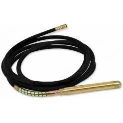 EBERTH Vibreur à Béton Pièce De Rechange 60mm Tête Vibrante Renforcée En Acier Avec Longueur De Tuyau 10m, Arbre Flexible, Traité Thermiquement, Poids 30kg, Sans Moteur