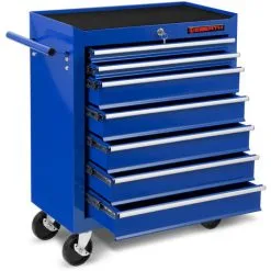 EBERTH Servante Datelier (7 Tiroirs à Roulements, Verrouillable, 4 Roulettes, Tapis Antidérapants, Frein à Main, Revêtement Par Poudre) Chariot 9 EBERTH Servante Datelier (7 Tiroirs à Roulements, Verrouillable, 4 Roulettes, Tapis Antidérapants, Frein à Main, Revêtement Par Poudre) Chariot -France EBERTH Soldes Boutique 9862697 3