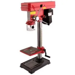 EBERTH 550 W Perceuse à Colonne (60 Mm Profondeur De Perçage, Mandrin Ø 3 - 16 Mm, 5 Niveaux De Vitesse, Table Inclinable)